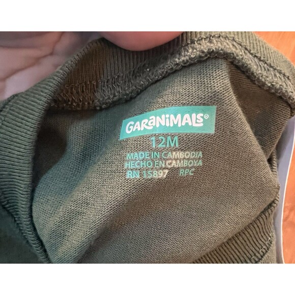 Lot Of 2 Long Sleeve Shirt Kids Dinosaur 12 Months Nwt - Picture 3 of 5